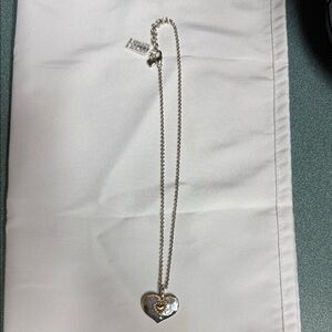 Silver Heart Pendant Necklace